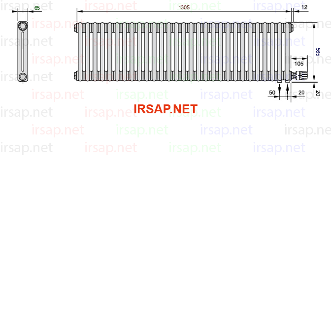 Радиатор IRSAP Tesi 20565/29 T26 CL 01